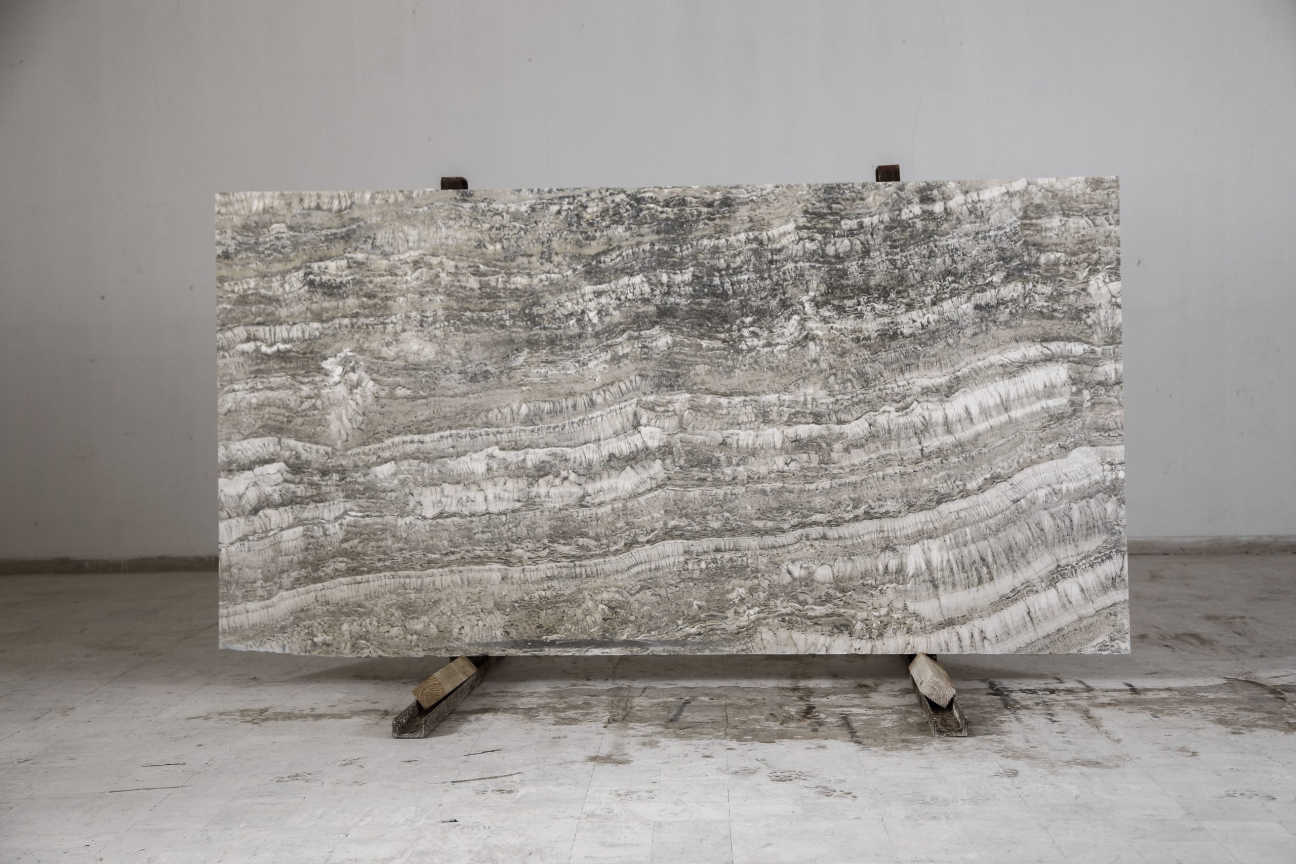 Slab Etrusco Vein Cut Filled and polished